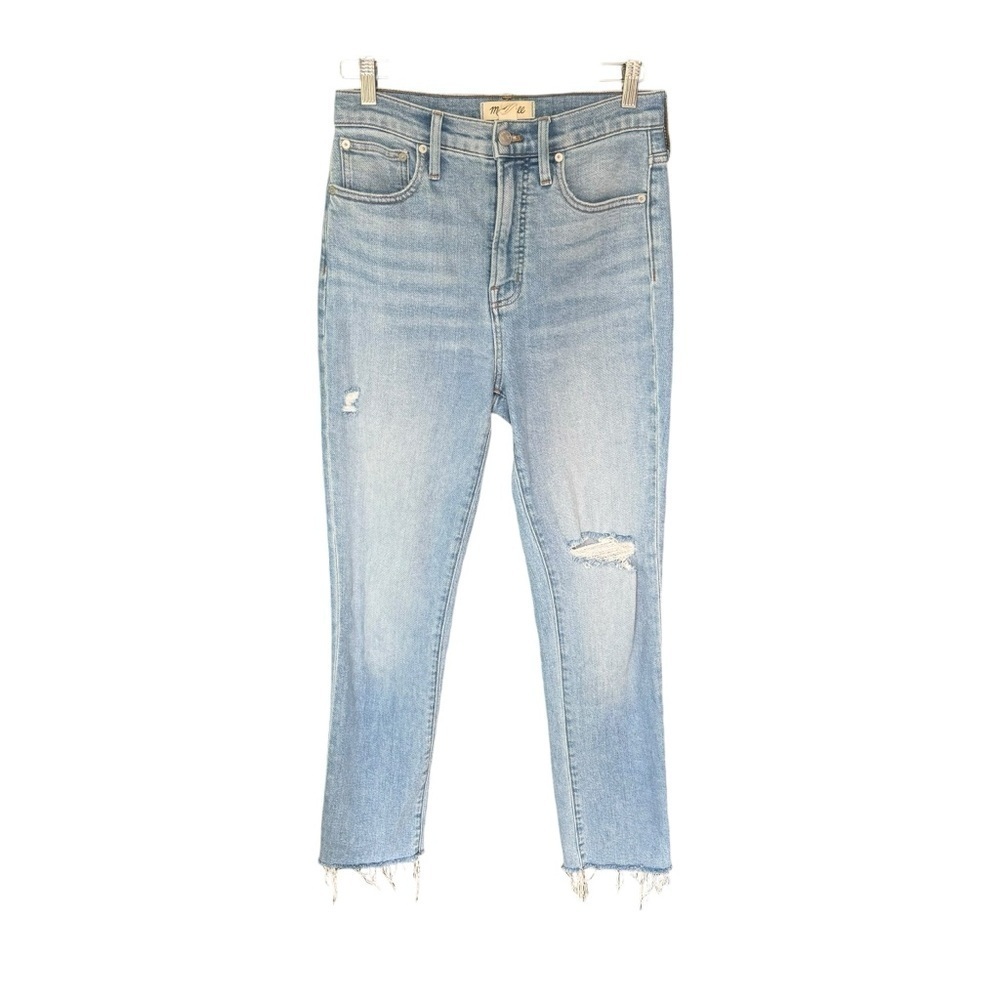 Madewell - The Perfect Vintage Straight Leg Jean Worn - In Edition Sz 25 - Picture 5 of 10